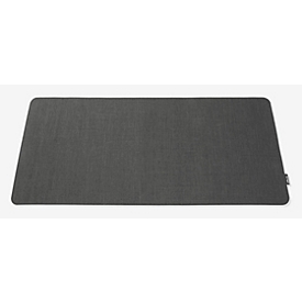 Sigel Schreibunterlage, extrabreit, einrollbar, Klettverschlussband, Antirutsch-Noppen, B 800 x T 2 x H 300 mm, RPET/Filz, dunkelgrau