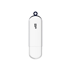 SILICON POWER Blaze B32 - USB-Flash-Laufwerk - 128 GB - USB 3.2 Gen 1 - weiß, navy blue trim