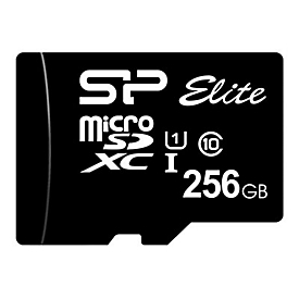 SILICON POWER Elite - Flash-Speicherkarte - 256 GB - microSDXC UHS-I