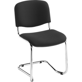 Silla cantilever ISO Swing, negro