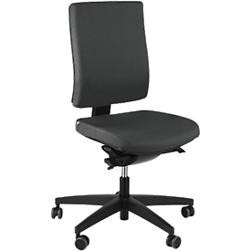 Silla de oficina original Steifensand CETO CT1340, mecanismo sincronizado, sin reposabrazos, tiempo de asiento +8 horas, gris