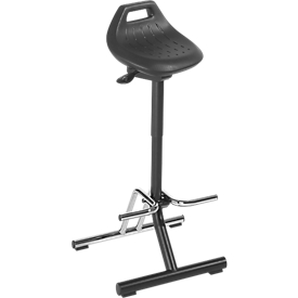 Silla de trabajo Bimos Asiento de pie 9456, negro