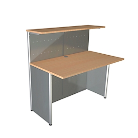 Single reception desk straight