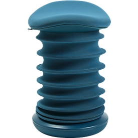 Sitness 4D kruk - ergonomisch - in hoogte verstelbaar - B 375 x D 360 x H 530-640 mm - stoffen bekleding - blauw