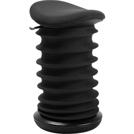 Sitness 4D kruk - ergonomisch - in hoogte verstelbaar - B 375 x D 360 x H 530-640 mm - stoffen bekleding - zwart