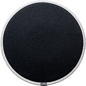 Sitzkissen ECO UPis1, Ø 320 mm, aus SEAQUAL® YARN, tiefschwarz