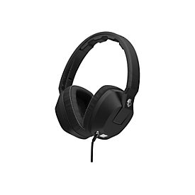 Skullcandy Crusher - Kopfhörer mit Mikrofon - ohrumschließend - Bluetooth - kabellos - Schwarz, korallefarben
