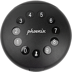 Sleutelkluis Phoenix Palm KS0211E, gemotoriseerd sleutelslot, bediening via app, Bluetooth, water- en stofdicht IP65, zwart
