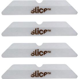 Slice case opener, replacement blades ceramic, rounded, 4 pieces