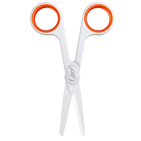 Slice ceramic scissors, with soft-touch grip zone, suitable for right and left handers
