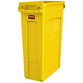 Slim Jim® Abfallbehälter, 87 Liter, gelb