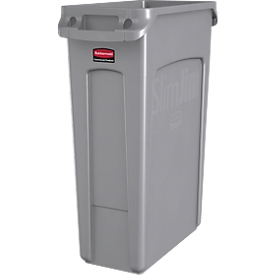 Slim Jim® Abfallbehälter, 87 Liter, grau