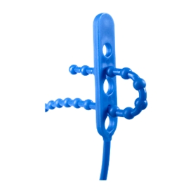 Sluitstrips, 140 x 3,5 mm, blauw