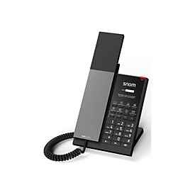 snom HD350A - Telefon mit Schnur - Gun Metal Black