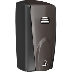 Soap &amp; disinfectant dispenser Rubbermaid AUTOFOAM, sensor-controlled, 1100 ml, L 133 x W 131 x H 276 mm, plastic, black