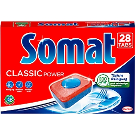 Somat pastillas lavavajillas Classic Power, 28 piezas