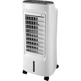 Sonnenkönig Air Fresh 7, écran LED, fonction ionisateur, 4 niveaux de ventilation, fonction humidification de l'air, 3 modes de ventilation, avec télécommande, blanc