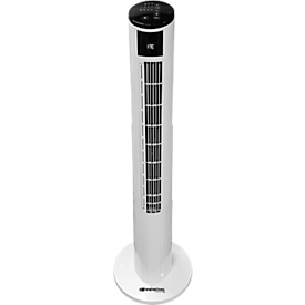 Sonnenkönig Air Fresh 9, 4 niveaux de ventilation, panneau de contrôle avec fonction tactile, oscillation horizontale, télécommande, noir/blanc