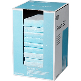 Sontara® EC crêpe poetsdoeken, turquoise, 1000 doeken/doos