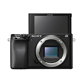 Sony a6100 ILCE-6100 - Digitalkamera - spiegellos - 24.2 MPix - APS-C - 4K / 30 BpS