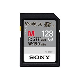 Sony SF-M Series SF-M128 - Flash-Speicherkarte - 128 GB - UHS Class 3 / Class10 - SDXC UHS-II