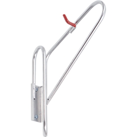 Soporte de pared WSM, 90° recto, para ruedas de hasta 55 mm ancho, An 900 x P 400 x Al 600 mm, acero galvanizado en caliente, 1 plaza