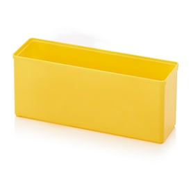 Sortimentskasten Einsatzkasten, rechteckig, robuster ABS-Kunststoff, gelb