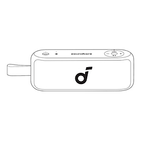 Soundcore Select 3 - Lautsprecher - tragbar - kabellos - Bluetooth - App-gesteuert