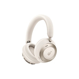Soundcore Space One Pro - Kopfhörer mit Mikrofon - ohrumschließend - Bluetooth - kabellos, kabelgebunden - aktive Rauschunterdrückung