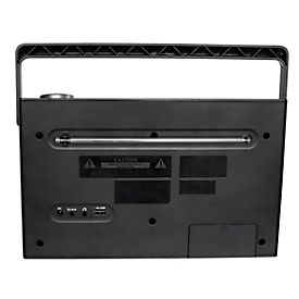 Soundmaster Digitalradio EliteLine RCD1190, DAB+/UKW, CD/USB/Bluetooth, Farbdisplay, Netz- und Batteriebetrieb, schwarz