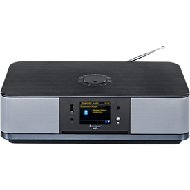 Soundmaster ICD2023SW Internet stereo music center with WLAN Internet/DAB+/ FM radio, CD/MP3, USB, Bluetooth®, LED ambient lighting, APP control