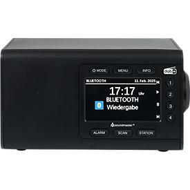 Soundmaster Radio DAB+ avec Bluetooth®, écran couleur 10,9 cm, fonction réveil, L 250 x P 142 x H 135 mm