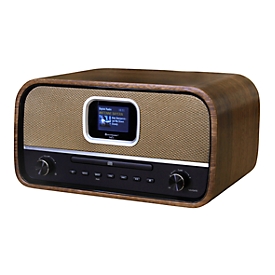 Soundmaster® Système de musique stéréo, DAB+, CD, USB, Bluetooth®, AUX-IN, Alarme