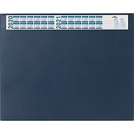 Sous-main avec calendrier, bleu