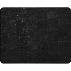 Sous-main Kolma, L 660 x H 470 mm, hydrofuge, antidérapant, liège naturel, noir