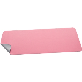 Sous-main Sigel - L 800 x l. 300 mm - similicuir - enroulable - double face -rose-argenté