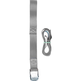 Spanband voor ladingbeveiliging voor Fetra "Wuppi" steekwagen, tweedelig, vast uiteinde 0,3 m, los uiteinde 2,5 m lang