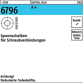 Spanring DIN 6796 5x 11x 1,2 A 4 100 stuks