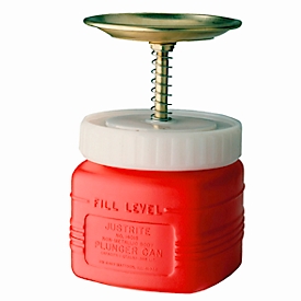 Sparanfeuchter Premium Line, Polyethylen, rot, 1 l, Ø 141 x H 210 mm, federnd gelagerter Tränkteller