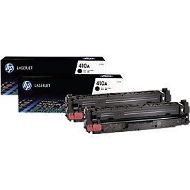 Sparpaket 2 x HP 410A CF410A Tonermodul schwarz, original