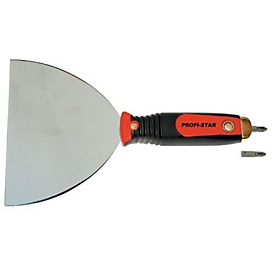 Spatel met schroefgreep B.150 mm, magnetische bithouder PH2, 2-K-handgreep, roestvrij.