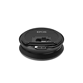 Speakerphone EPOS EXPAND 40, bis 8 Teilnehmer, bis 18 h, Bluetooth & USB-C, UC-optimiert, inkl. USB-C-Kabel, USB-C-/USB-A-Adapter & Transporttasche