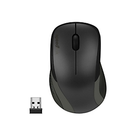 SPEEDLINK KAPPA Mouse - Maus - Für Rechtshänder - optisch - 3 Tasten - kabellos - 2.4 GHz - kabelloser Empfänger (USB)