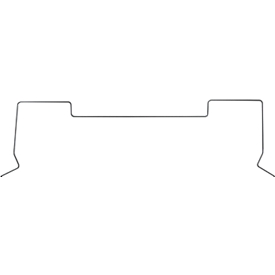 Spezial-Haltebügel für Sichttaschen, 10 Stück
