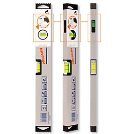 Spirit level PROJAHN, with vertical mirror vial, tolerance 0.5 mm / m, L 60 cm