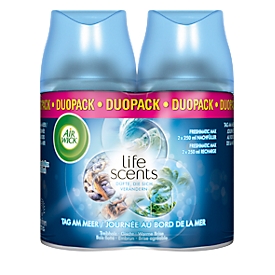 Spray d'intérieur journée à la mer PURE Air Wick, lot de 2 x 250 ml, Recharge pour Freshmatic Max, pour 60 jours max.