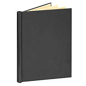 Springback binder Veloflex, A4, for approx. 200 sheets, fill level 20 mm, hardboard/PVC, black
