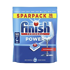 Spülmaschinen-Geschirrreiniger finish Power Fresh, Maxipack mit 98 Powerball-Tabs