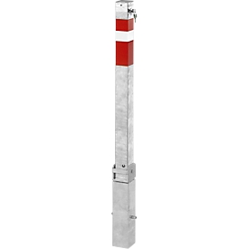 Square post, cylinder lock, equally lockable