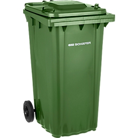 SSI Schäfer Poubelle PRO 240 WAVE, 240 l, mobile, verte